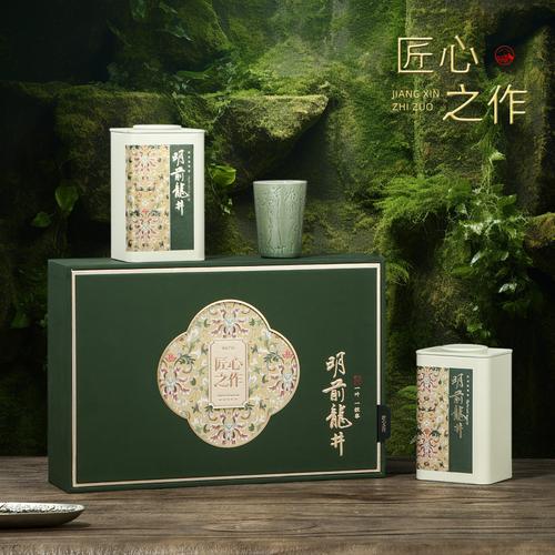 明前龙井茶叶铁盒